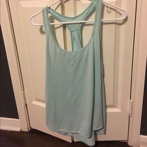 lululemon Lightweight Turquoise Tank